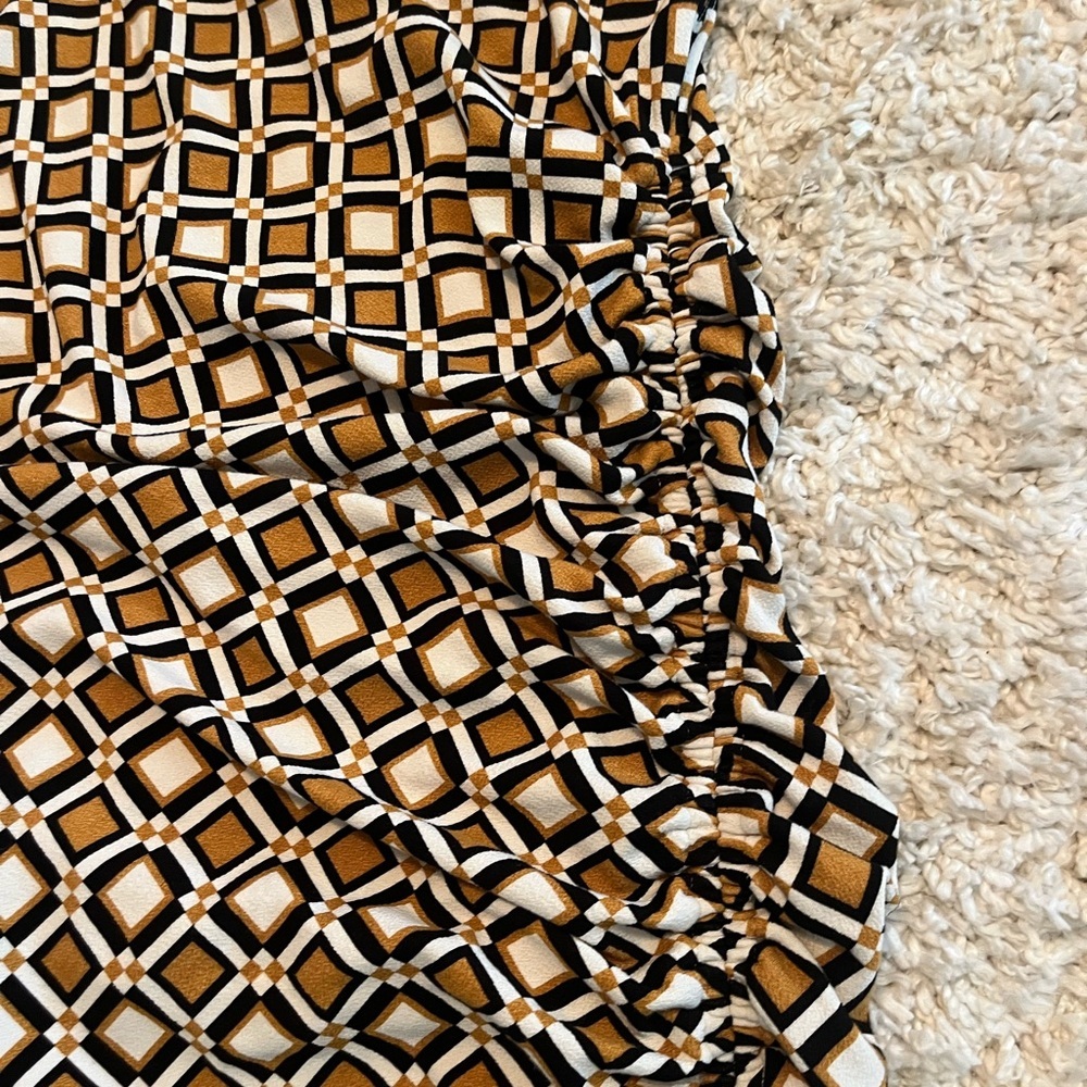 Anthropologie black/gold dress - Picture 3 of 4